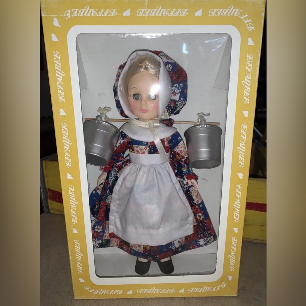 EFFANBEE DOLL VINTAGE THE LITTLE MILK MAID NEW IN BOX‎